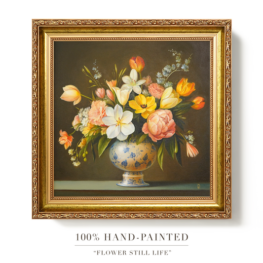 Original Flower Oil Painting