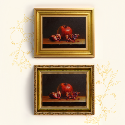 Original Pomegranate Oil Painting