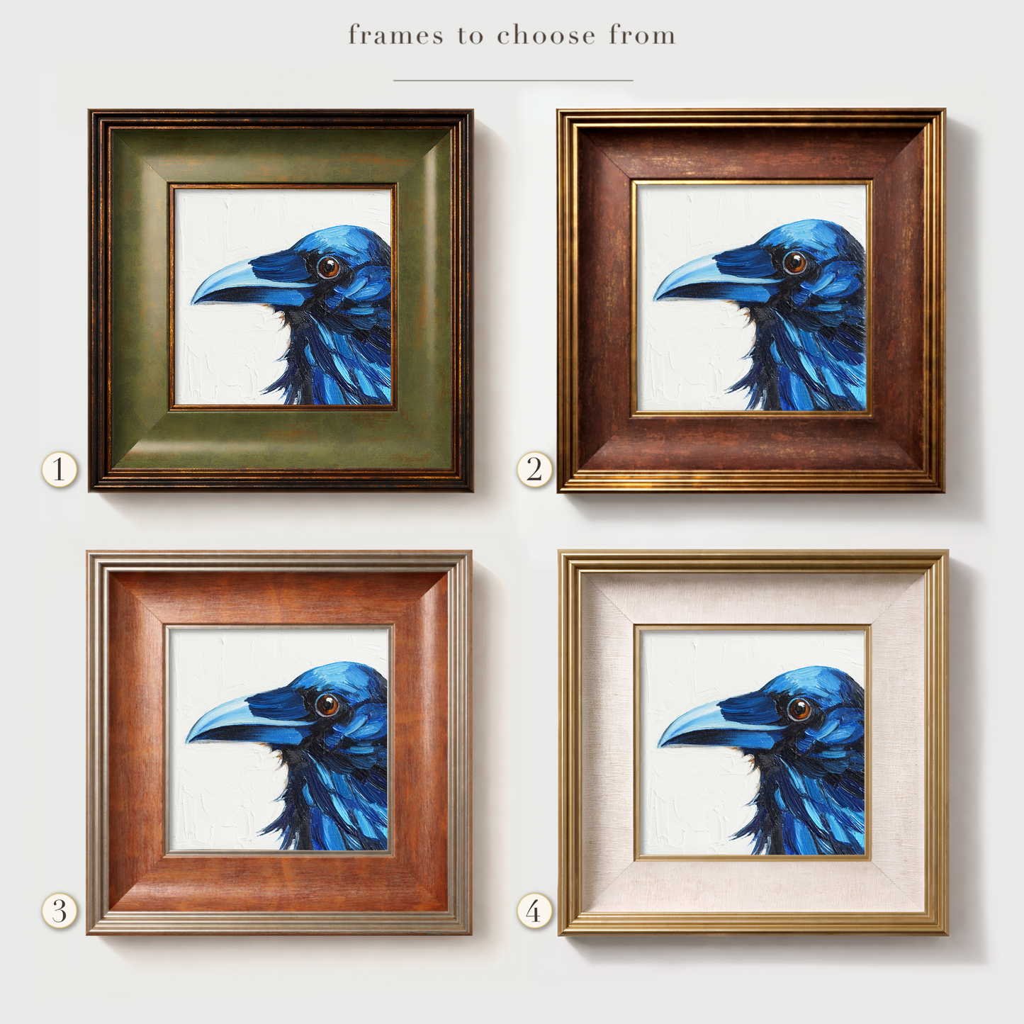 Original Raven Oil Painting