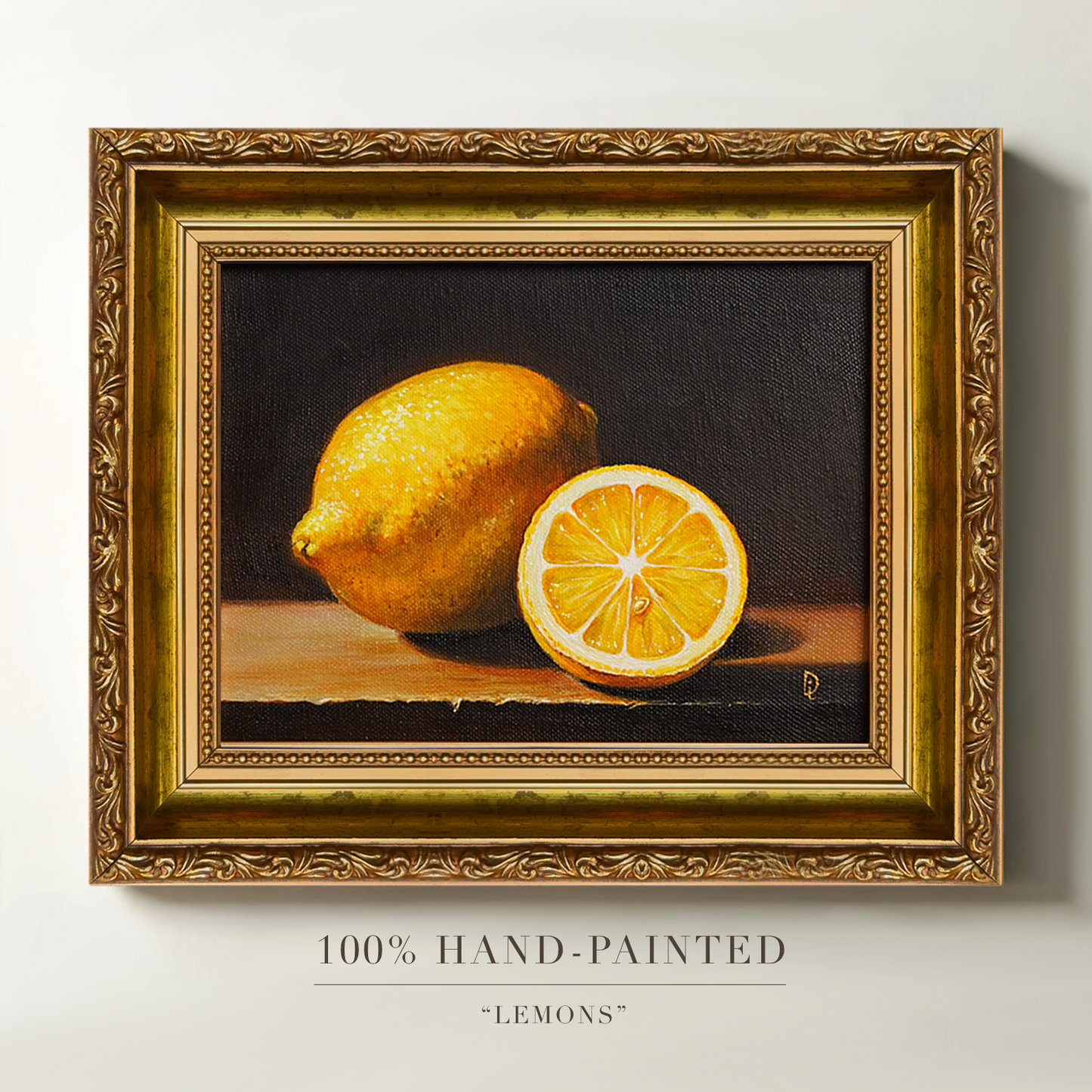 Original Lemon Oil Painting