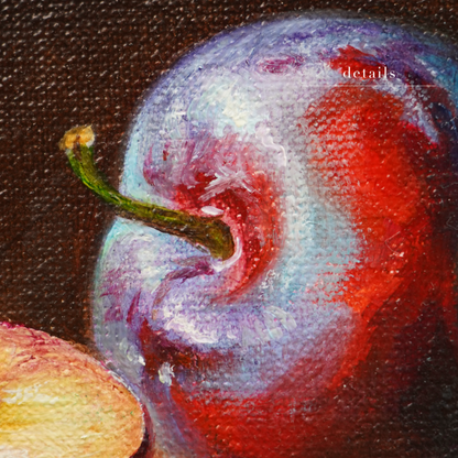Original Plums Oil Painting