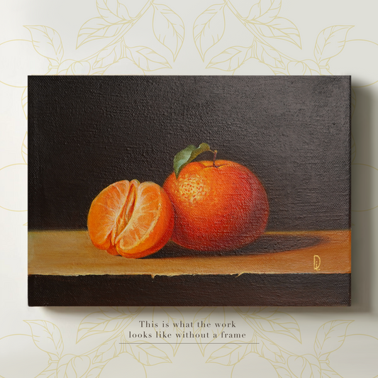 Original Tangerines Oil Painting