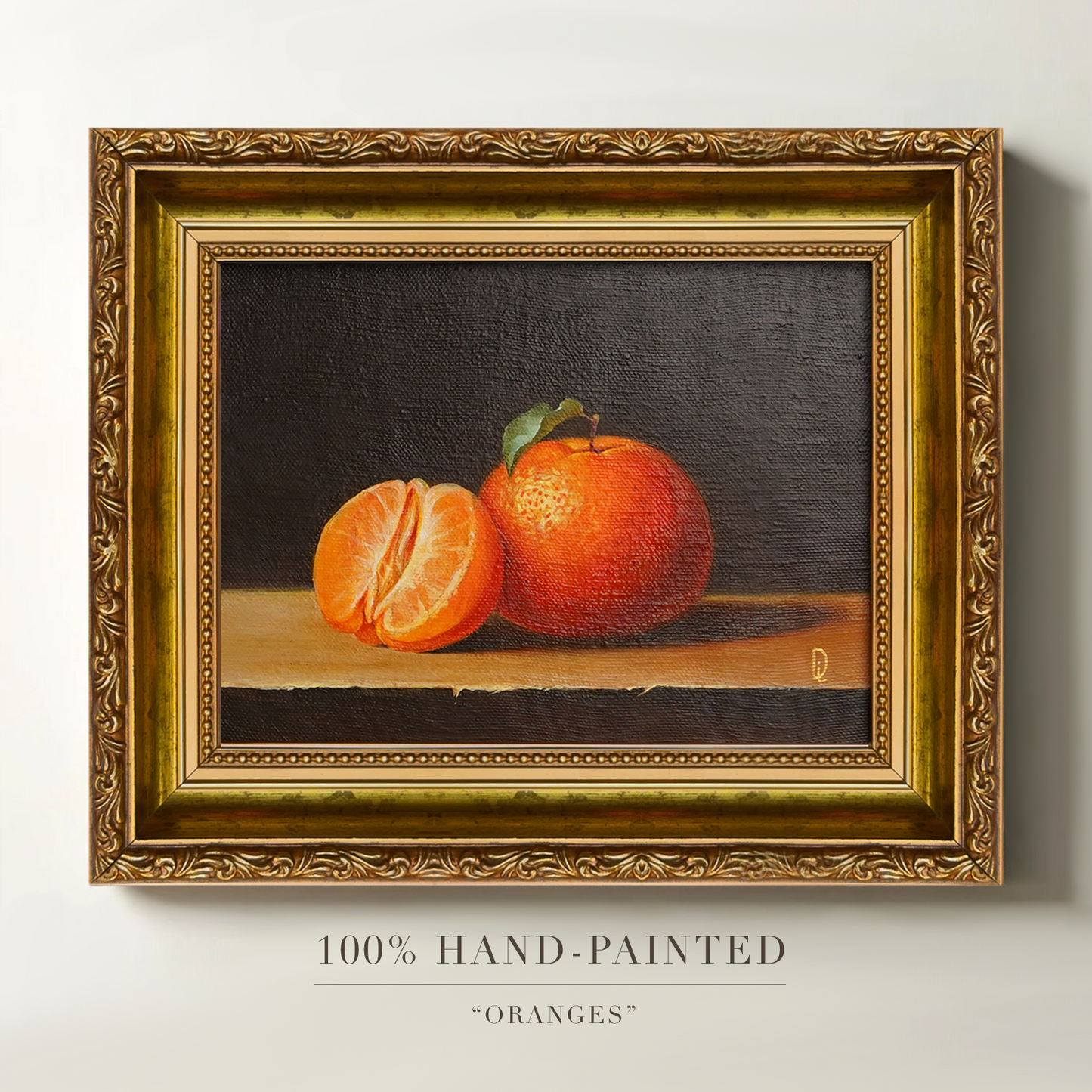 Original Tangerines Oil Painting