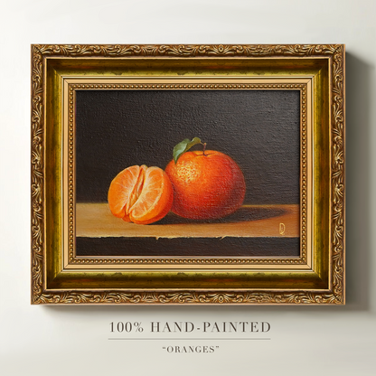 Original Tangerines Oil Painting
