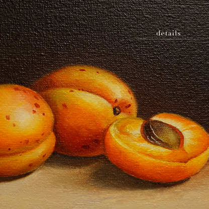 Original Apricots Oil Painting