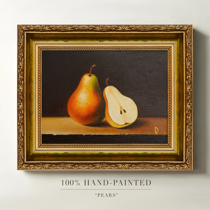 Original Pears Oil Painting