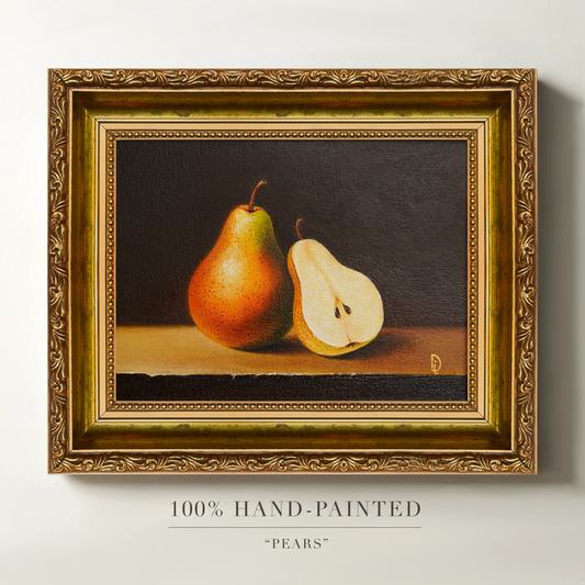 Original Pears Oil Painting