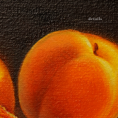Original Peaches Oil Painting