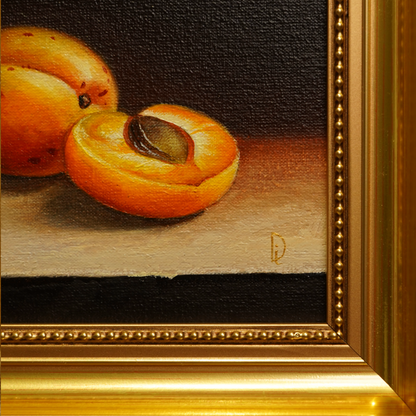 Original Apricots Oil Painting