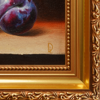 Original Plums Oil Painting