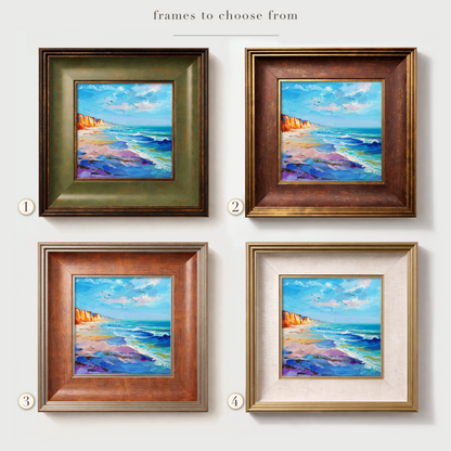 Original Coastline Oil Painting