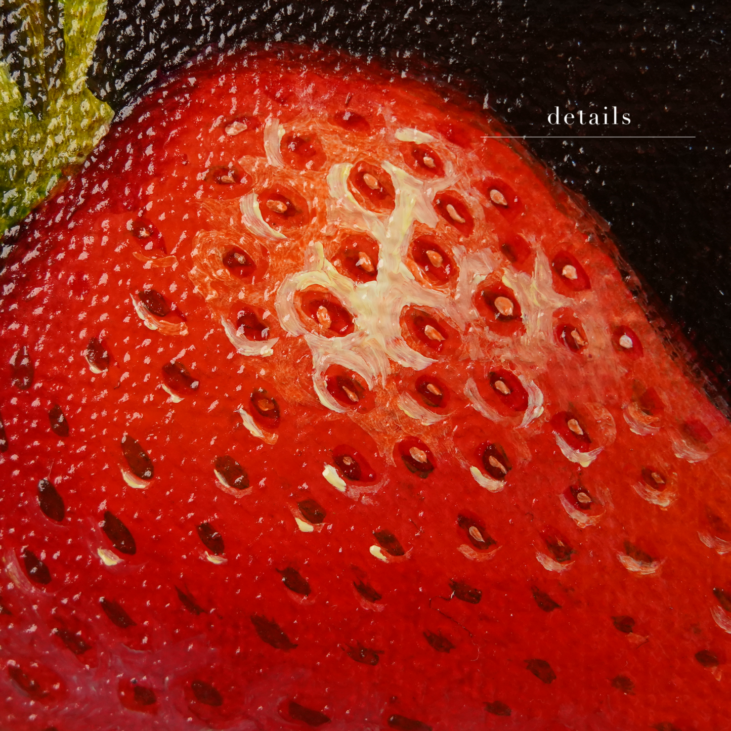 Original Strawberries Oil Painting