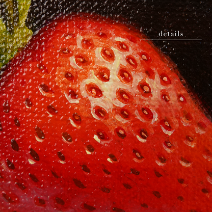 Original Strawberries Oil Painting