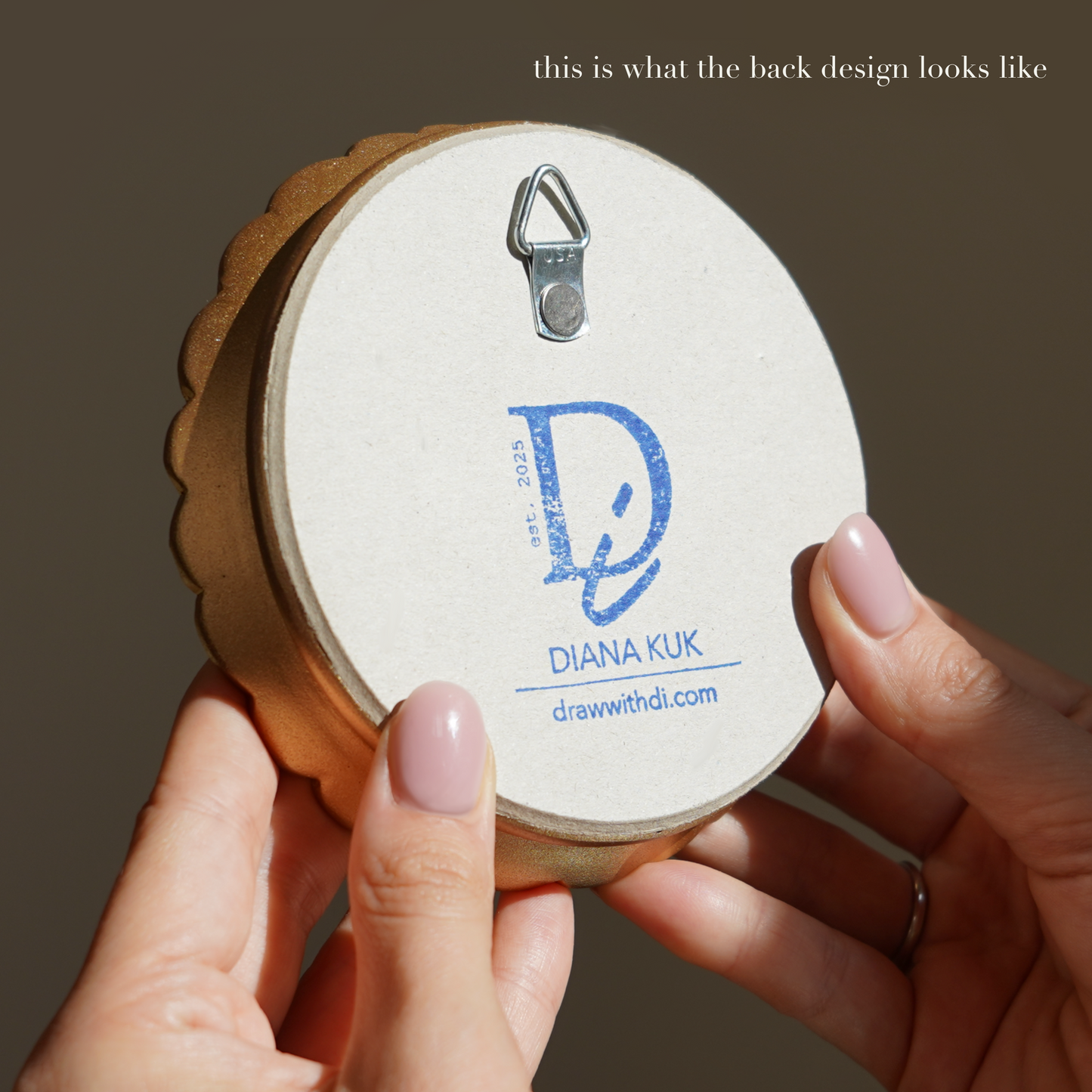 Original Seashell Pearl Miniature Oil Painting