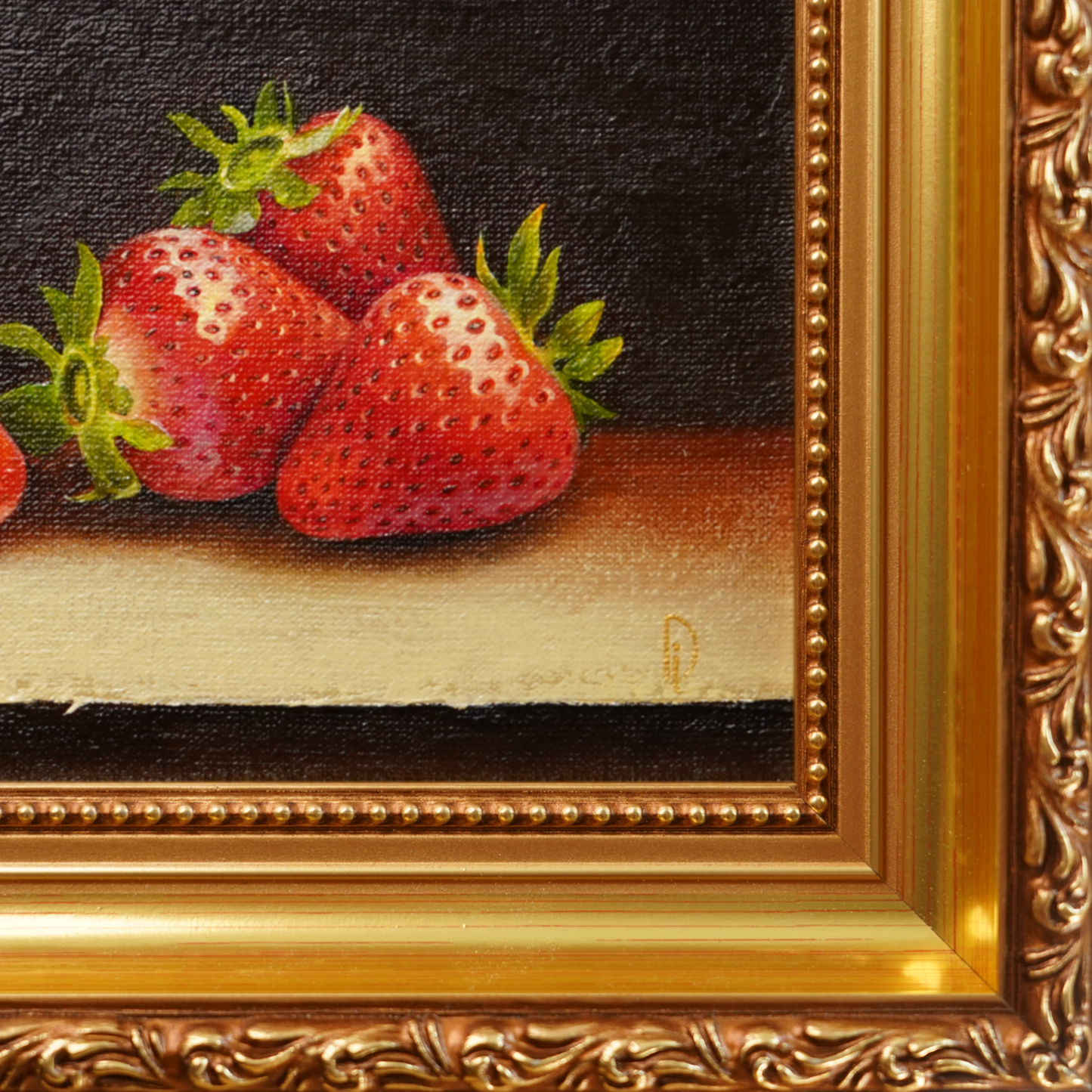 Original Strawberries Oil Painting