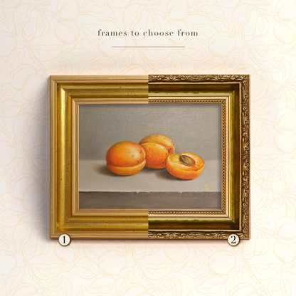 Original Apricots Oil Painting