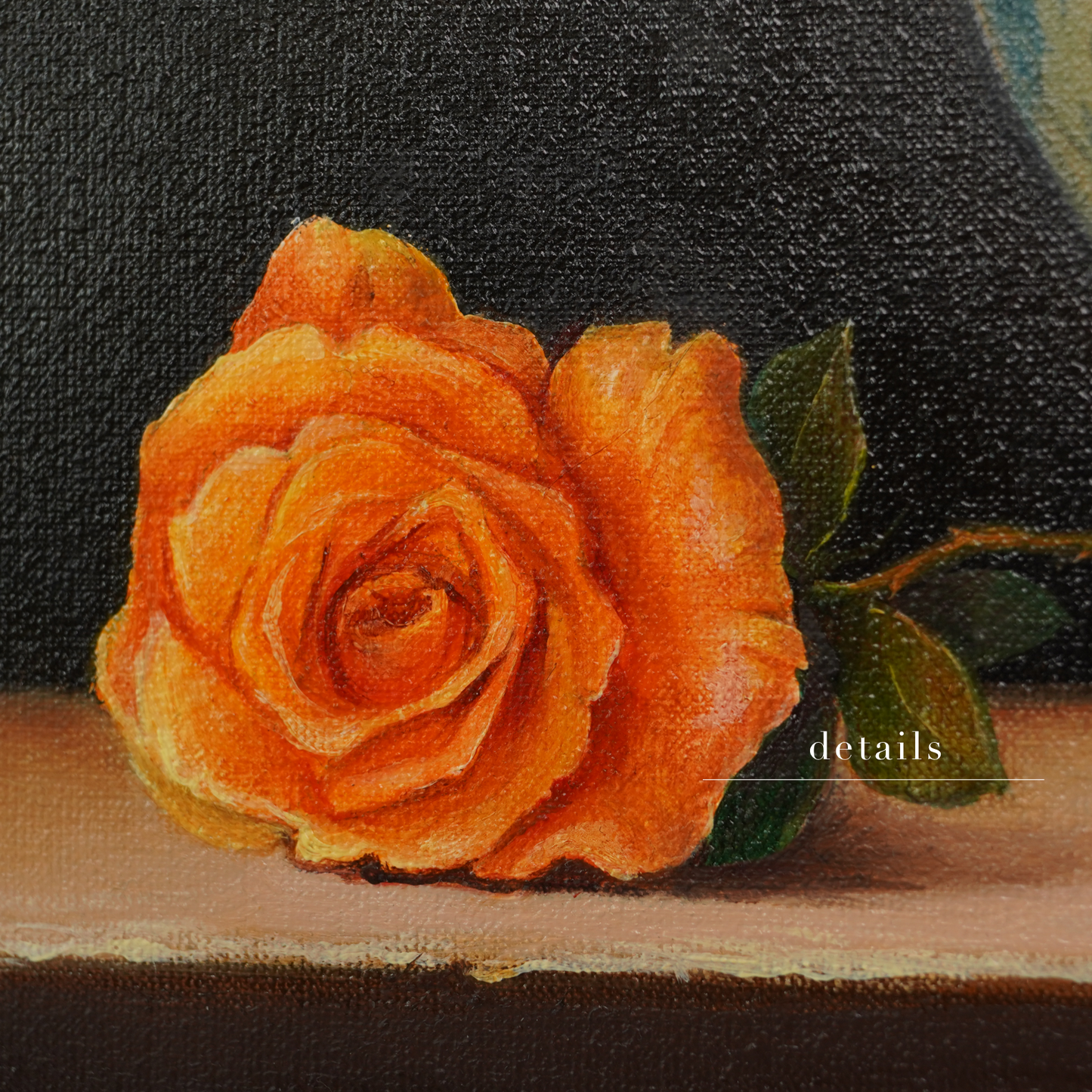 Original Roses Oil Painting