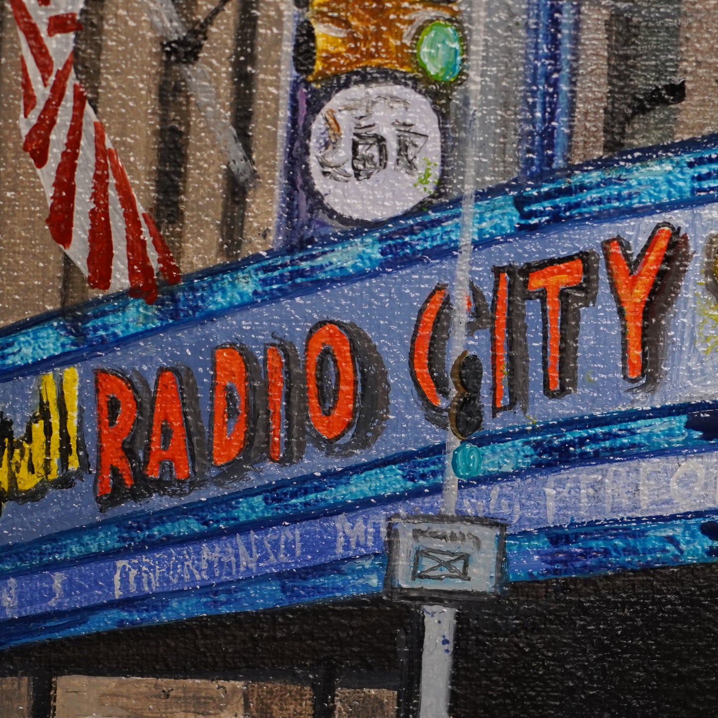 Original NYC Street Oil Painting