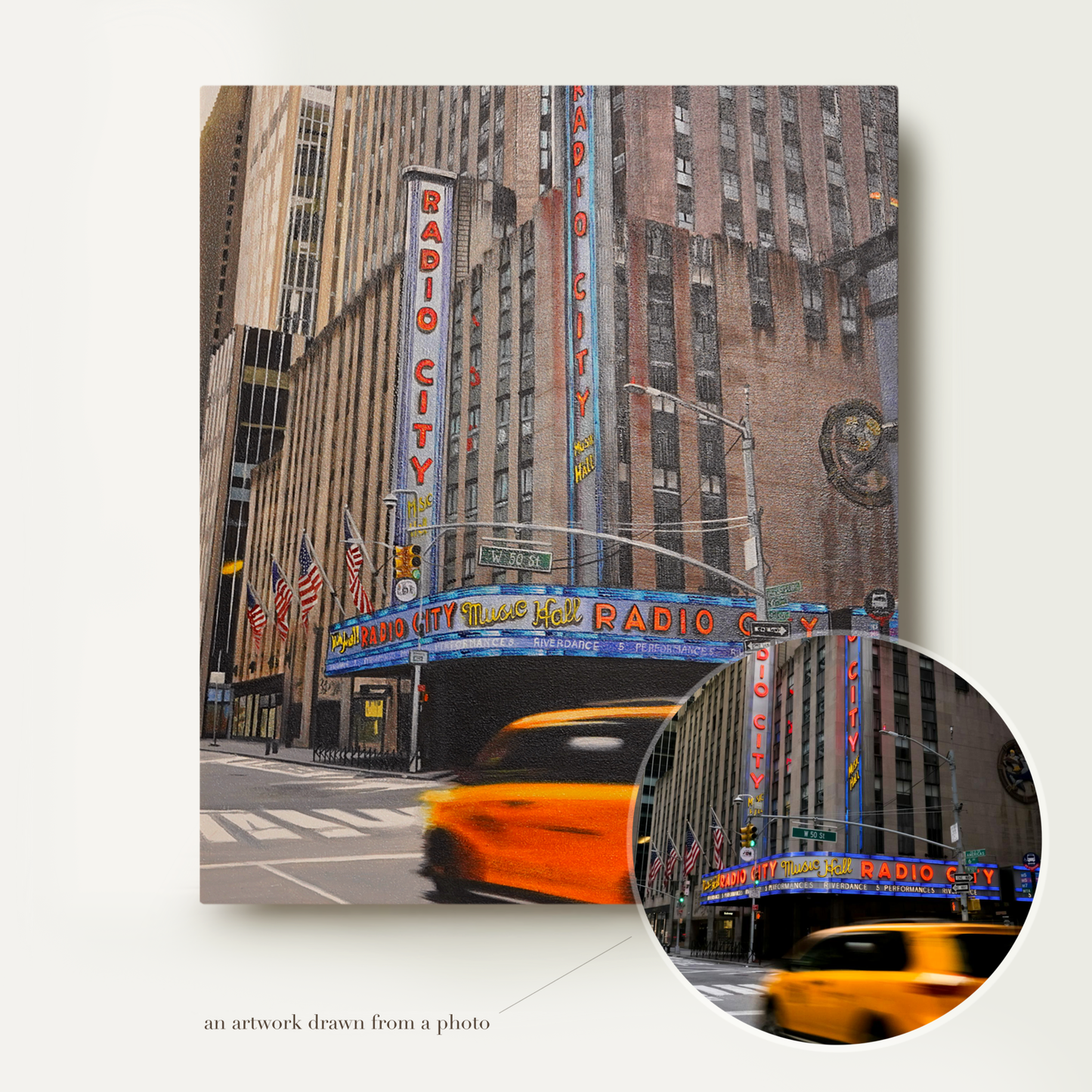 Custom Place Oil Portrait