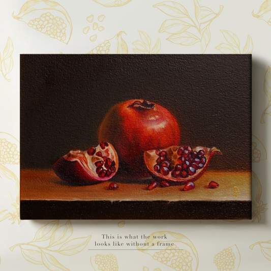 Original Pomegranate Oil Painting