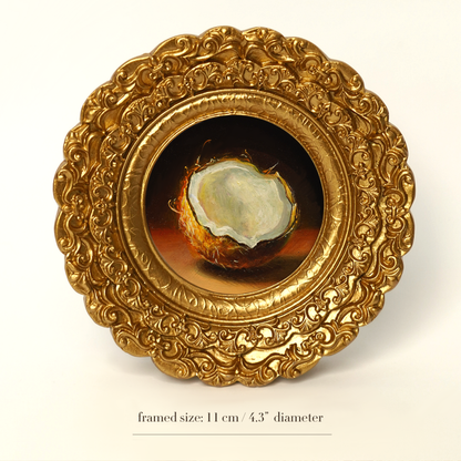 Original Coconut Miniature Oil Painting