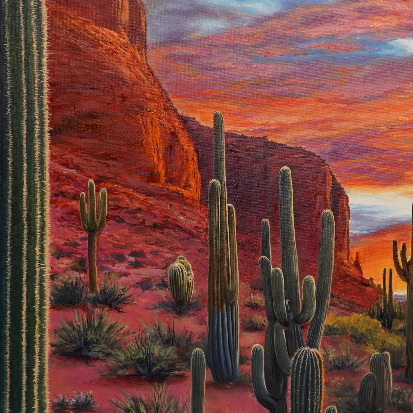 Original Arizona Oil Landscape