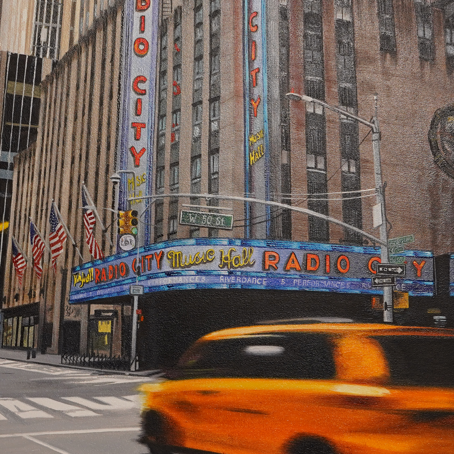 Original NYC Street Oil Painting