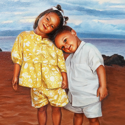 Custom Child Oil Portrait