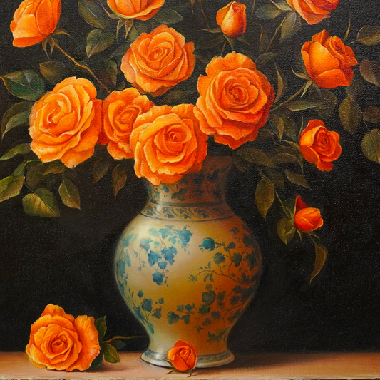 Custom Flower & Still Life Oil Painting
